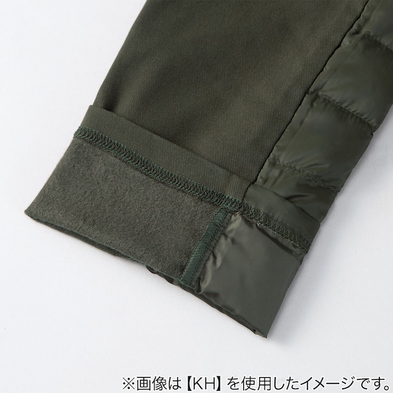 【Neasy】片面ダウンパンツ ショート丈(S KH S) 4枚目画像