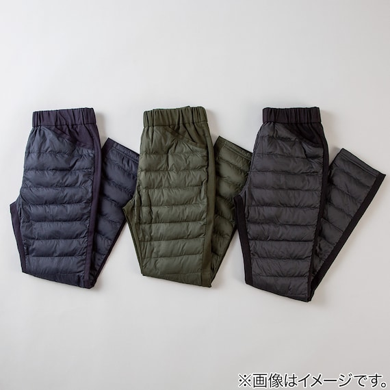 【Neasy】片面ダウンパンツ ショート丈(S KH S) 5枚目画像