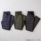 【Neasy】片面ダウンパンツ レギュラー丈(R BK M) 5枚目画像