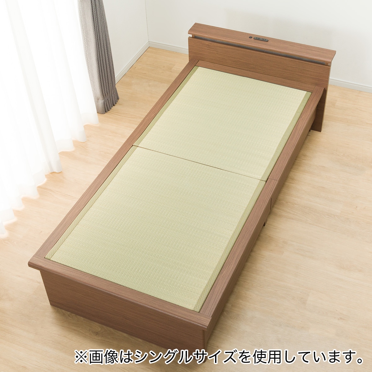 【超美品‼️】定価84,990円♪現行モデル ニトリ セミダブル畳ベッド(シデン) セミダブル畳ベッド(シデンDH C38 MBR) | ニトリネット【公式】 家具