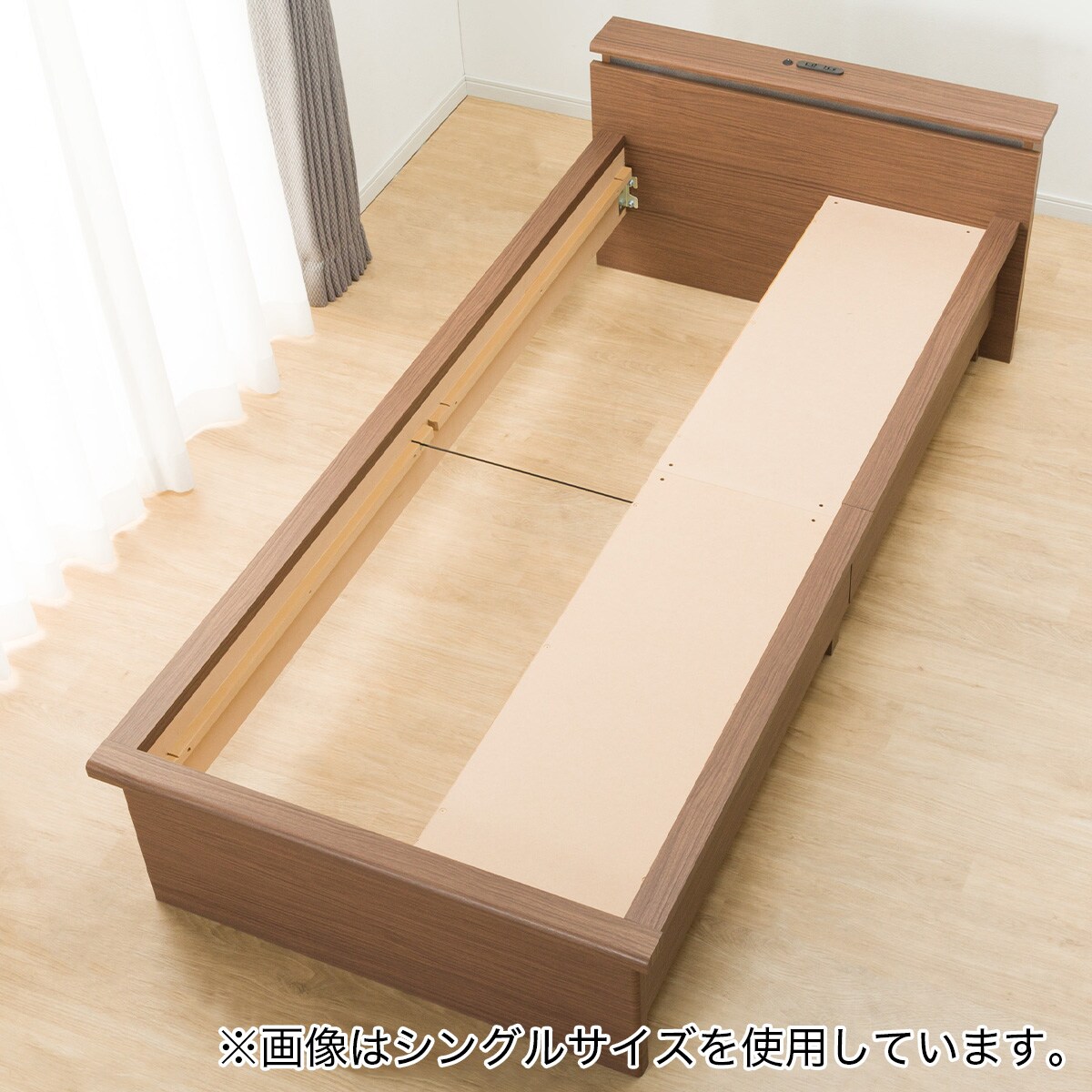 【超美品‼️】定価84,990円♪現行モデル ニトリ セミダブル畳ベッド(シデン) 楽天市場】畳ベッド(シデンDH F38） ニトリ 【配送員設置商品