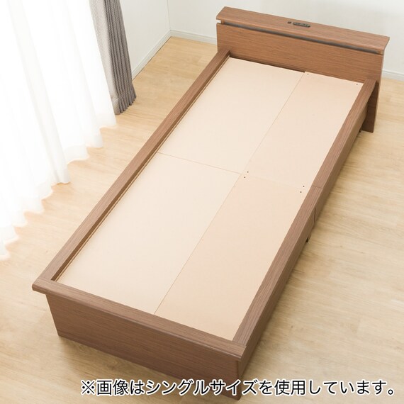 セミダブル畳ベッド(シデンDH C38 MBR) | ニトリネット【公式】 家具 
