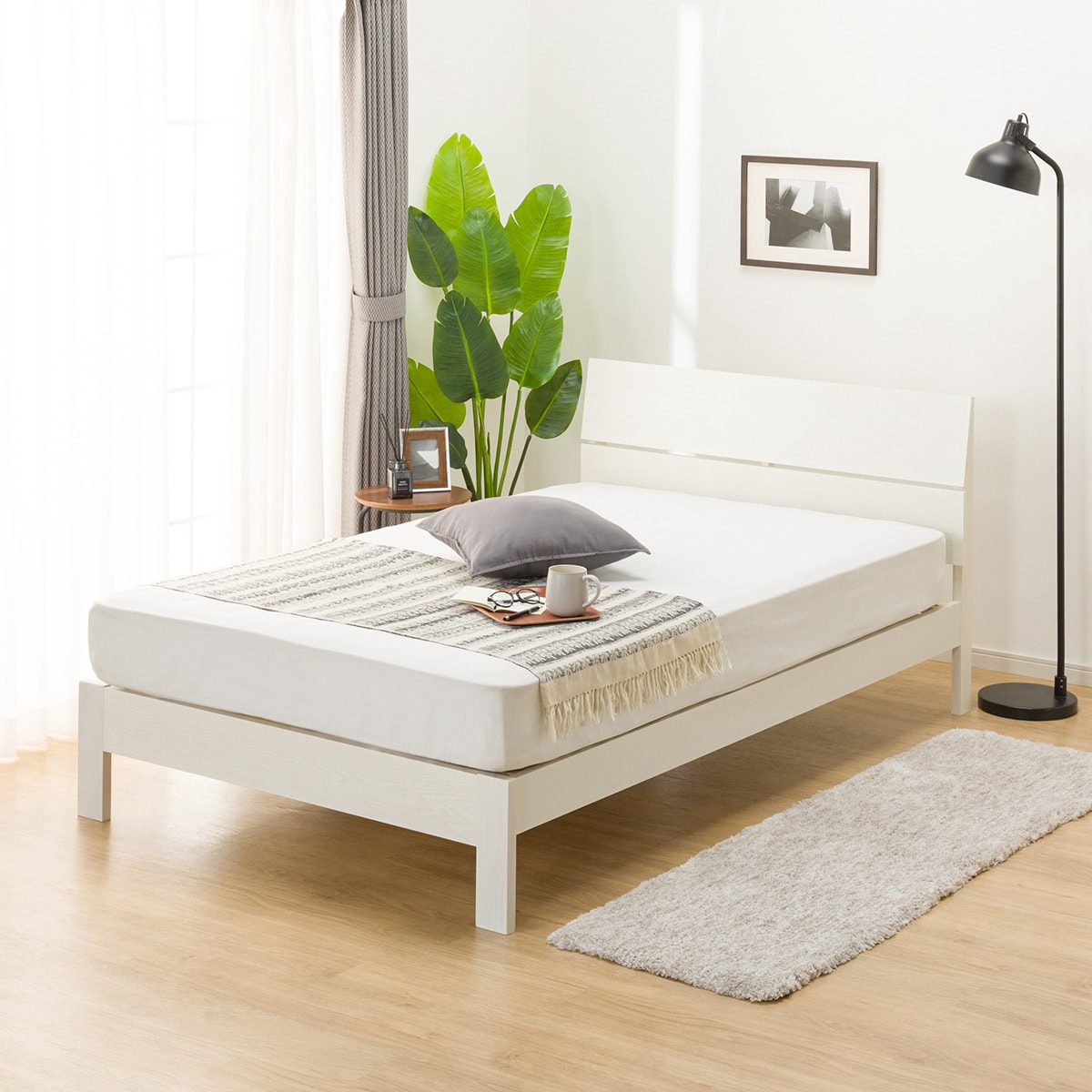 すのこセミダブルベッドフレーム(BN-001 WW) | ニトリネット【公式