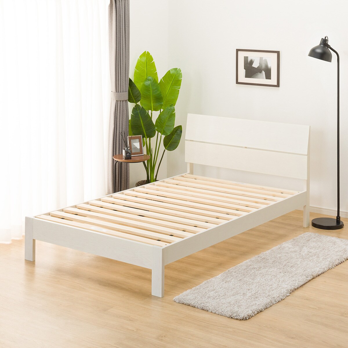 すのこセミダブルベッドフレーム(BN-001 WW) | ニトリネット【公式