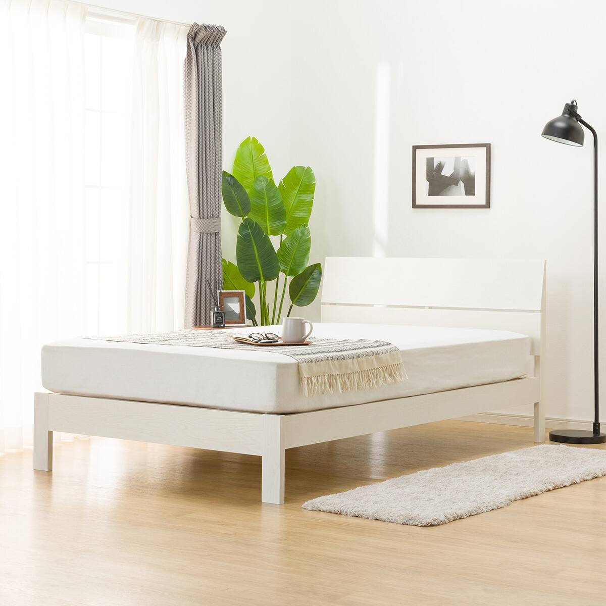 すのこセミダブルベッドフレーム(BN-001 WW) | ニトリネット【公式