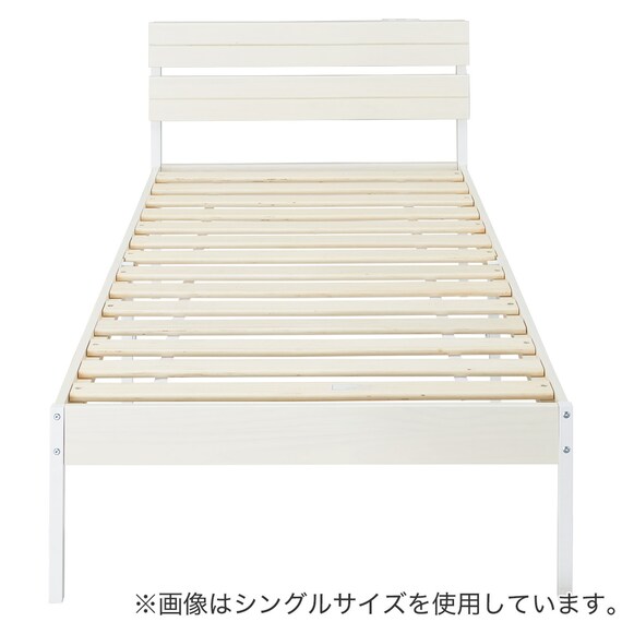すのこセミダブルベッドフレーム(XB101 WW/WW) 2枚目画像