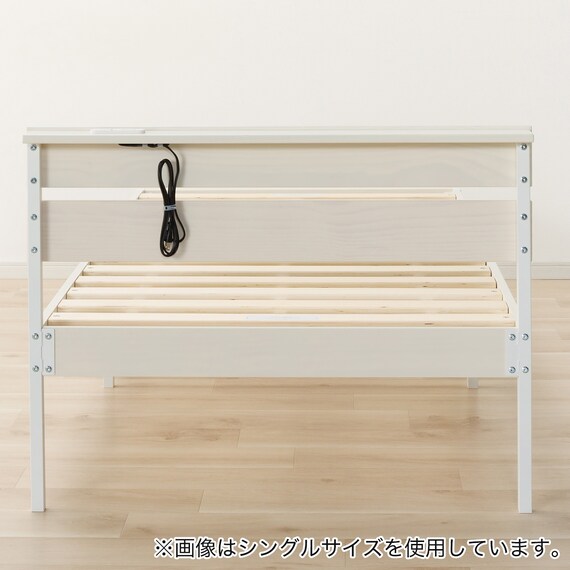 すのこセミダブルベッドフレーム(XB101 WW/WW) 7枚目画像
