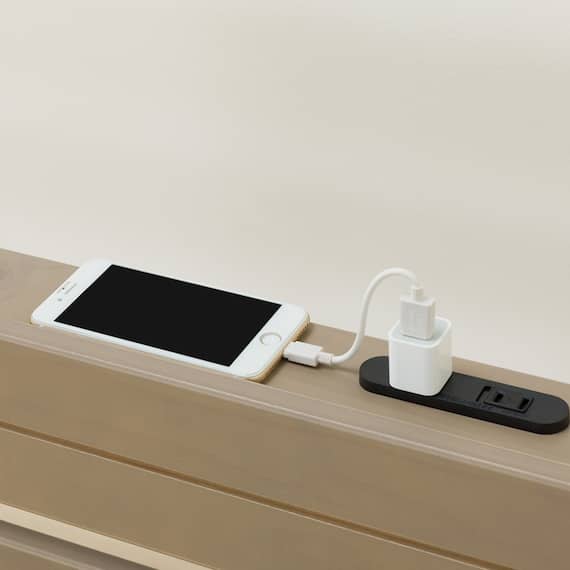 すのこセミダブルベッドフレーム(XB101 LGY/BK) 12枚目画像