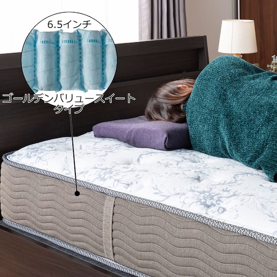 シモンズ セミダブルマットレス(6.5GVスイートEC AB15S09) 4枚目画像