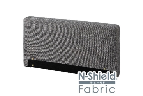 セミダブルヘッド・フットボード用アーム(Nシールド布 OY002 GY) 1枚目画像