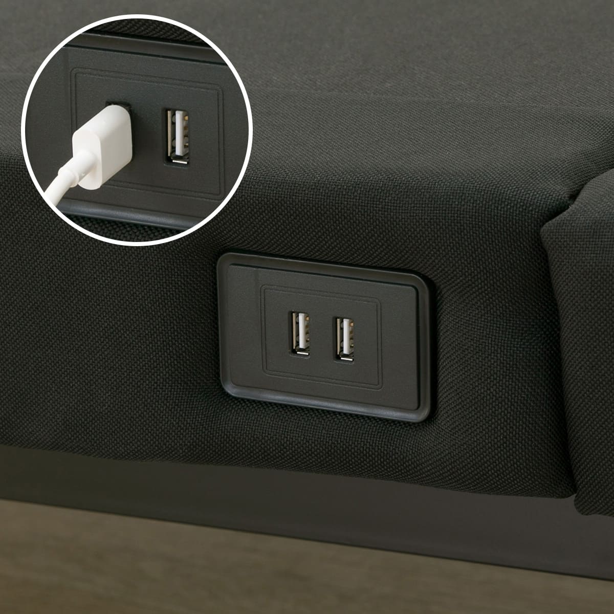 電動セミダブルベッドフレーム(HV501 BK) | ニトリネット【公式】 家具