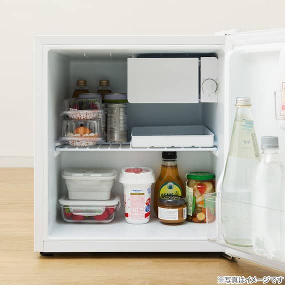 46L 直冷式 1ドア 冷蔵庫 (GZ2G01 ホワイト)延長保証付き(リサイクル回収なし) 8枚目画像