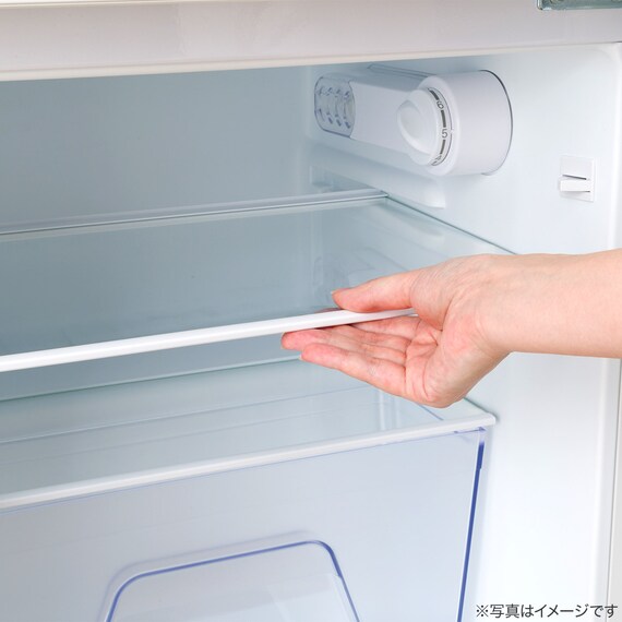 88L 直冷式 2ドア 冷凍冷蔵庫 (GZ2G04 右開き ホワイト)延長保証付き(リサイクル回収あり) 13枚目画像