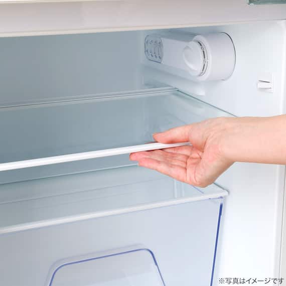 88L 直冷式 2ドア 冷凍冷蔵庫 (GZ2G04 右開き ホワイト)延長保証付き(リサイクル回収なし) 13枚目画像