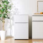 88L 直冷式 2ドア 冷凍冷蔵庫 (GZ2G04 右開き ホワイト)延長保証付き(リサイクル回収なし) 15枚目画像