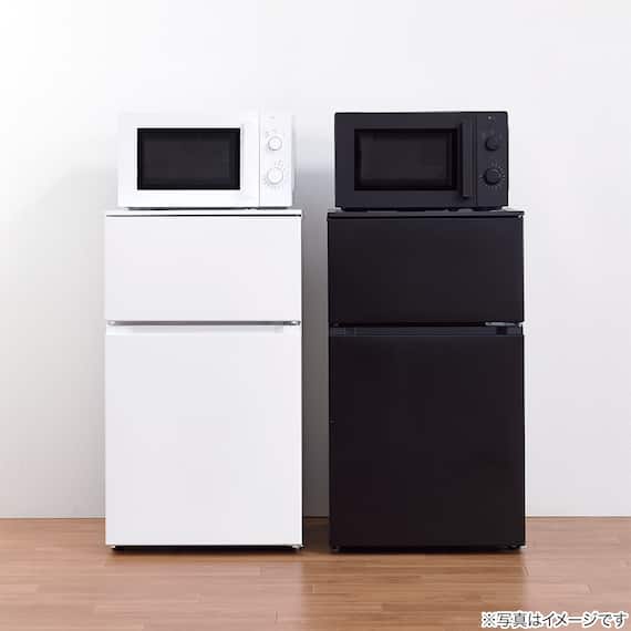 88L 直冷式 2ドア 冷凍冷蔵庫 (GZ2G04 右開き ホワイト)延長保証付き(リサイクル回収なし) 16枚目画像