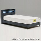 セミダブルベッドフレーム(GH BK) 1枚目画像