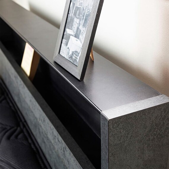 セミダブルベッドフレーム(GH BK) 2枚目画像