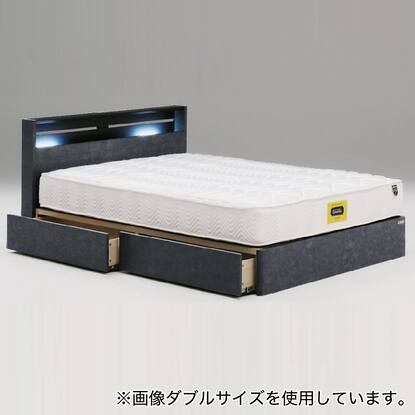 ID:G20007811 ニトリ マット付きセミダブルベッド