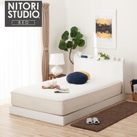 すのこセミダブルベッドフレーム(ヴァイン2 WH LEG/LOW すのこ)