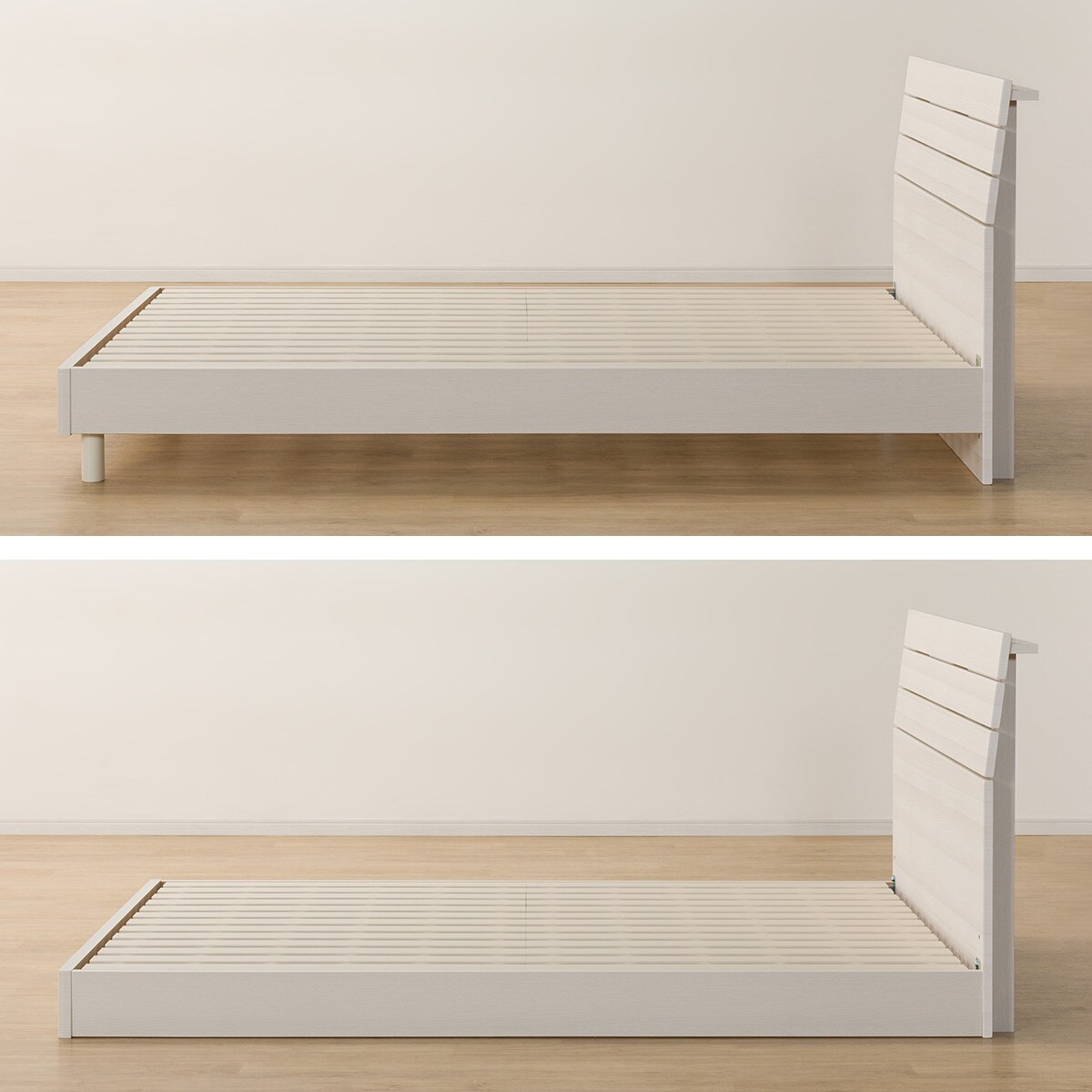 セミダブルベッドフレーム(EB-001 WW LEG/LOW) | ニトリネット【公式