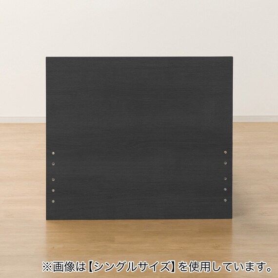 セミダブルベッドフレーム(NS-001 深型/BK) 6枚目画像