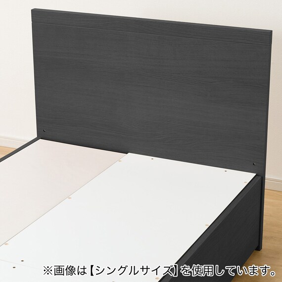 セミダブルベッドフレーム(NS-001 深型/BK) 8枚目画像