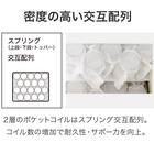 セミダブルマットレス(Nスリープ ラグジュアリーL2-CC) 4枚目画像