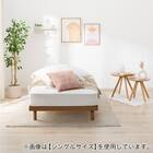 セミダブルすのこベッドフレーム(BF-302 MBR S) 4枚目画像