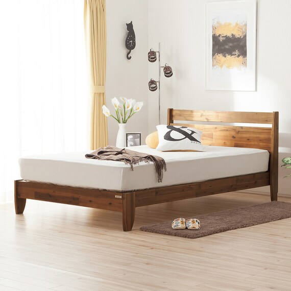 すのこセミダブルフラットベッドフレーム(ヴォーグ) 1枚目画像