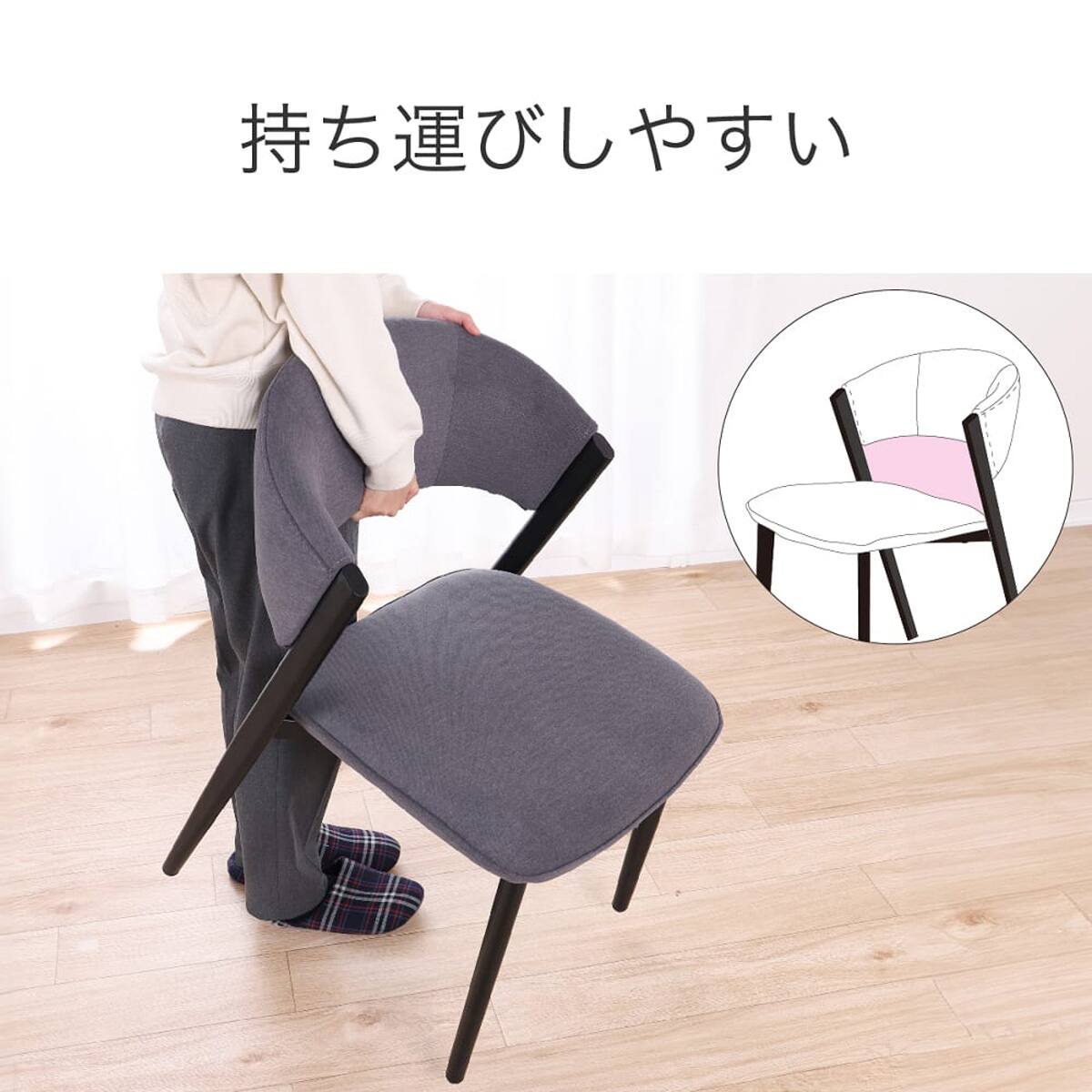 ダイニングテーブル5点セット(DTセラミクス2 幅150cm WH/DCグラブ GY