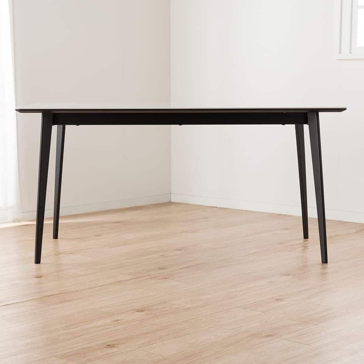 ダイニングテーブル5点セット(DTセラミクス2 幅150cm WH/DCグラブ GY