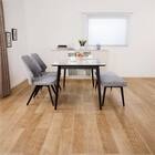 ダイニング4点セット(DTセラミクス2 幅150cm WH/DCローストFB GY/DBローストFB GY)【島忠ホームズ商品】 10枚目画像