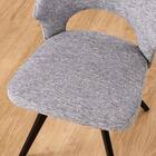 ダイニング4点セット(DTセラミクス2 幅150cm WH/DCローストFB GY/DBローストFB GY)【島忠ホームズ商品】 11枚目画像