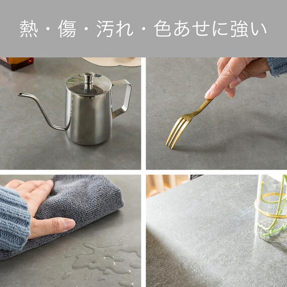 ダイニング5点セット(DTセラミクス2 幅150cm WH/DCローストFB GY)【島忠ホームズ商品】 2枚目画像