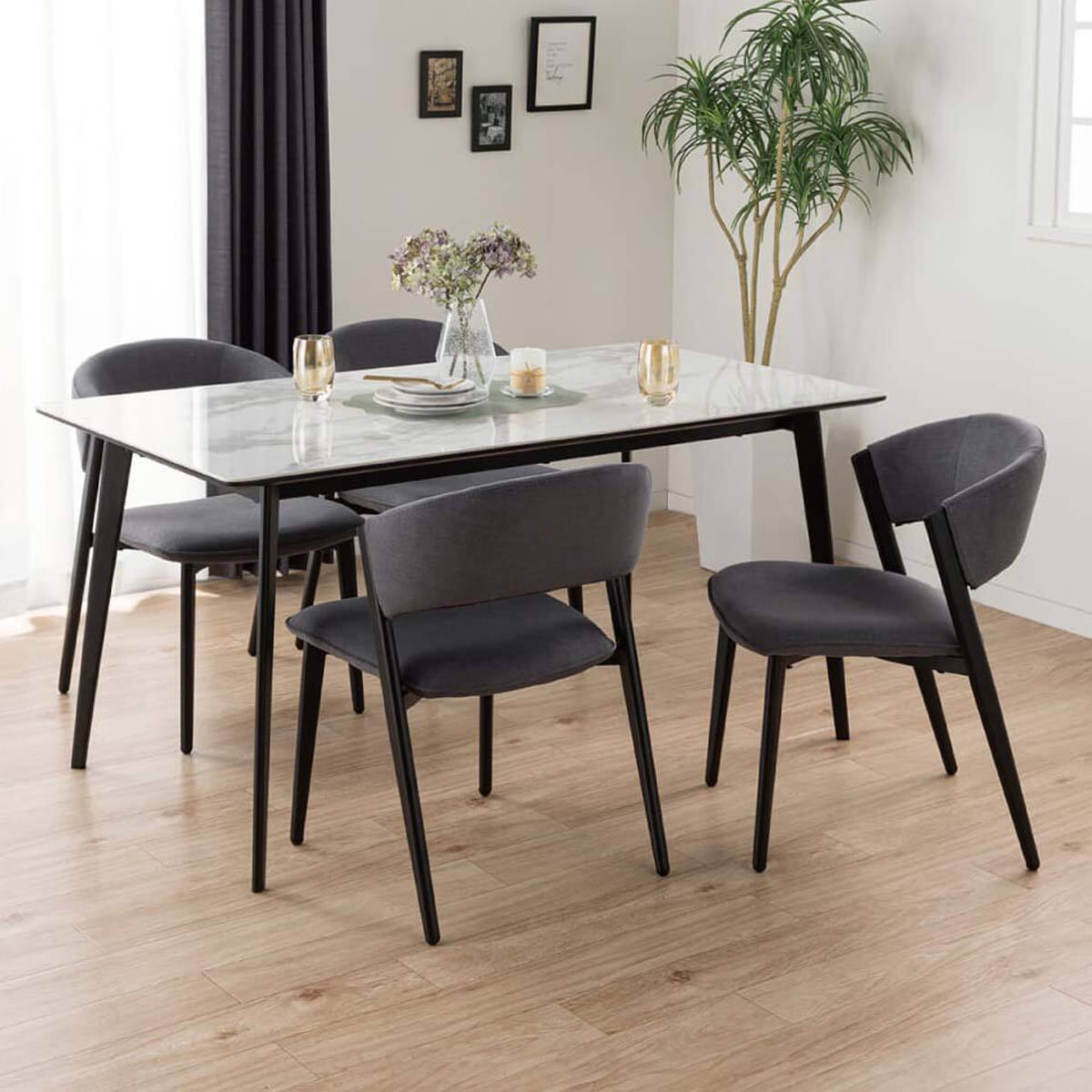 セラミックダイニングテーブル(セラミクス2 幅150cm WH)【島忠ホームズ