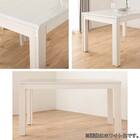 伸長式ダイニングテーブル4点セット(DT フリー2 EX 幅135-215cm WH/DC アビー2 WH/DB リバティ WH)【島忠ホームズ商品】 9枚目画像