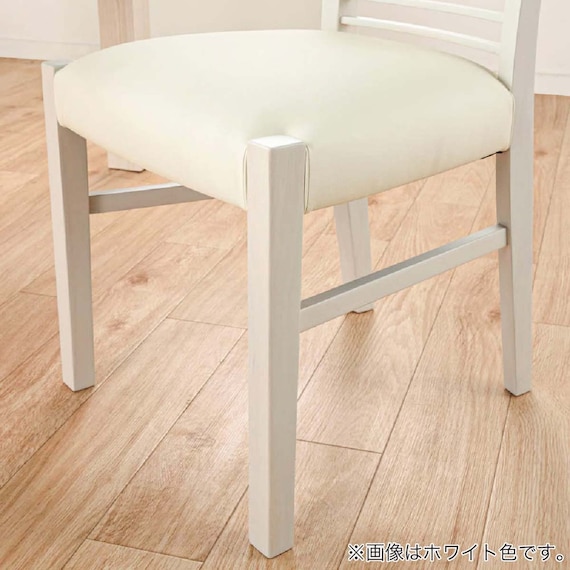 伸長式ダイニングテーブル4点セット(DT フリー2 EX 幅135-215cm WH/DC アビー2 WH/DB リバティ WH)【島忠ホームズ商品】 14枚目画像