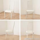 伸長式ダイニングテーブル4点セット(DT フリー2 EX 幅135-215cm WH/DC アビー2 WH/DB リバティ WH)【島忠ホームズ商品】 15枚目画像