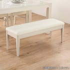 伸長式ダイニングテーブル4点セット(DT フリー2 EX 幅135-215cm WH/DC アビー2 WH/DB リバティ WH)【島忠ホームズ商品】 16枚目画像