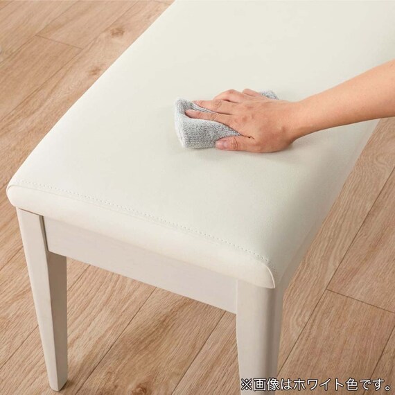 伸長式ダイニングテーブル4点セット(DT フリー2 EX 幅135-215cm WH/DC アビー2 WH/DB リバティ WH)【島忠ホームズ商品】 19枚目画像