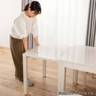 伸長式ダイニングテーブル5点セット(DT フリー2 EX 幅135-215cm WH/DC アビー2 WH)【島忠ホームズ商品】 3枚目画像