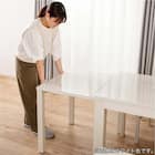 伸長式ダイニングテーブル5点セット(DT フリー2 EX 幅135-215cm WH/DC アビー2 WH)【島忠ホームズ商品】 3枚目画像