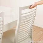 伸長式ダイニングテーブル5点セット(DT フリー2 EX 幅135-215cm WH/DC アビー2 WH)【島忠ホームズ商品】 8枚目画像