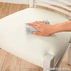 伸長式ダイニングテーブル5点セット(DT フリー2 EX 幅135-215cm WH/DC アビー2 WH)【島忠ホームズ商品】 9枚目画像