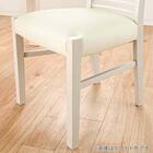 伸長式ダイニングテーブル5点セット(DT フリー2 EX 幅135-215cm WH/DC アビー2 WH)【島忠ホームズ商品】 10枚目画像