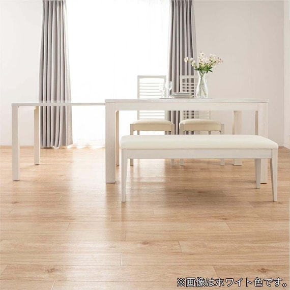 伸長式ダイニングテーブル(フリー2 EX 135/215cm WH)【島忠ホームズ商品】 8枚目画像