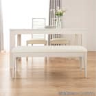 伸長式ダイニングテーブル(フリー2 EX 135/215cm WH)【島忠ホームズ商品】 9枚目画像