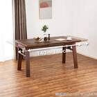 伸長式ダイニングテーブル5点セット(DTストレEX 幅140/180cm WN/DC アビー2 WN)【島忠ホームズ商品】 3枚目画像