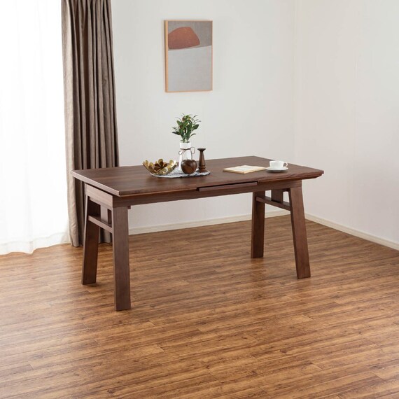 伸長式ダイニングテーブル(ストレEX 140/180 WN)【島忠ホームズ商品】 1枚目画像